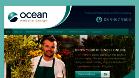 What Oceanwebsitedesign.com.au website looked like in 2019 (4 years ago)