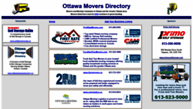 What Ottawamoversdirectory.ca website looked like in 2019 (4 years ago)
