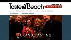 What Obxtasteofthebeach.com website looked like in 2019 (4 years ago)