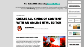 What Online-html-editor.org website looked like in 2019 (5 years ago)