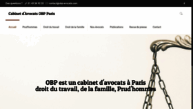 What Obp-avocats.com website looked like in 2019 (4 years ago)