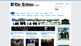 What Ourtribune.com website looked like in 2019 (4 years ago)