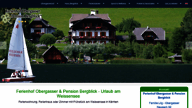 What Obergasser.at website looked like in 2019 (4 years ago)