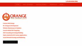 What Orangewebgroup.com website looked like in 2019 (4 years ago)