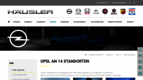 What Opelhaeusler.de website looked like in 2019 (4 years ago)