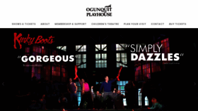 What Ogunquitplayhouse.org website looked like in 2019 (4 years ago)