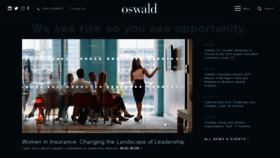 What Oswaldcompanies.com website looked like in 2019 (4 years ago)