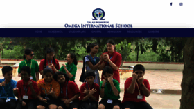What Omegaschools.org website looked like in 2019 (4 years ago)