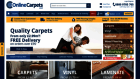 What Onlinecarpets.co.uk website looked like in 2019 (4 years ago)