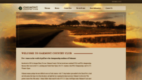 What Oakmont-countryclub.org website looked like in 2019 (4 years ago)