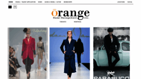What Orangemodels.ca website looked like in 2019 (4 years ago)