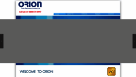 What Orionelectronics.co.uk website looked like in 2019 (4 years ago)