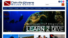 What Oakvilledivers.com website looked like in 2019 (4 years ago)