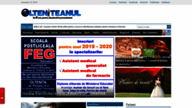 What Olteniteanul.ro website looked like in 2019 (4 years ago)