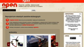 What Open.agh.edu.pl website looked like in 2019 (4 years ago)