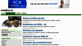 What Onaljny.cz website looked like in 2011 (12 years ago)