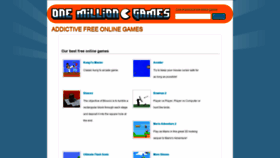 What Onemilliongames.com website looked like in 2019 (4 years ago)