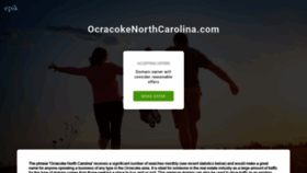 What Ocracokenorthcarolina.com website looked like in 2019 (4 years ago)