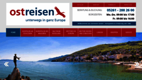 What Ostreisen.de website looked like in 2019 (4 years ago)