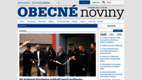 What Obecne-noviny.sk website looked like in 2019 (4 years ago)