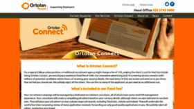 What Ortolanconnect.com website looked like in 2019 (4 years ago)