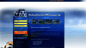 What Onlinefussballmanager.at website looked like in 2019 (4 years ago)