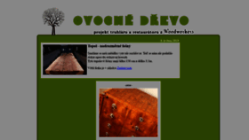 What Ovocne-drevo.cz website looked like in 2019 (4 years ago)