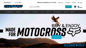 What Offroadworld.co.uk website looked like in 2019 (4 years ago)