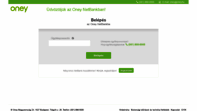 What Oneynet.hu website looked like in 2019 (4 years ago)
