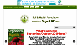 What Organicpathways.co.nz website looked like in 2019 (4 years ago)