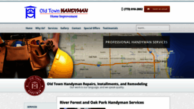 What Oldtownhandyman.net website looked like in 2019 (4 years ago)