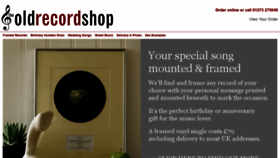 What Old-record-shop.co.uk website looked like in 2019 (4 years ago)