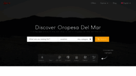 What Oropesadelmar.com website looked like in 2019 (4 years ago)
