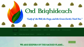 What Ordbrighideach.org website looked like in 2019 (6 years ago)