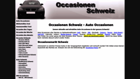 What Occasionenschweiz.ch website looked like in 2019 (4 years ago)