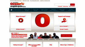 What Ozempic.com website looked like in 2019 (4 years ago)