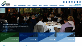 What Oakvillechamber.com website looked like in 2019 (4 years ago)