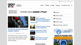 What Okolobytu.cz website looked like in 2019 (4 years ago)