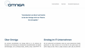 What Omniga.de website looked like in 2019 (4 years ago)