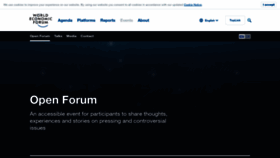 What Openforumdavos.ch website looked like in 2019 (4 years ago)