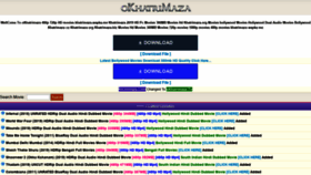 What Okhatrimaza.in website looked like in 2019 (4 years ago)