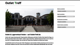 What Outlet-treff.de website looked like in 2019 (4 years ago)