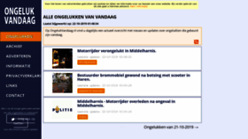 What Ongelukvandaag.nl website looked like in 2019 (4 years ago)