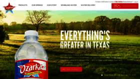 What Ozarkawater.com website looked like in 2019 (4 years ago)