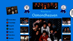 What Osmondheaven.com website looked like in 2019 (4 years ago)
