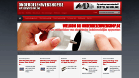 What Onderdelenwebshop.be website looked like in 2019 (4 years ago)