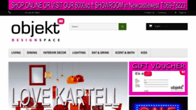 What Objekt.ie website looked like in 2019 (4 years ago)