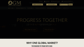What Ogm.market website looked like in 2019 (4 years ago)