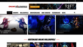 What Onlinerollenspiele.org website looked like in 2019 (4 years ago)