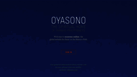 What Oyasono.online website looked like in 2019 (4 years ago)